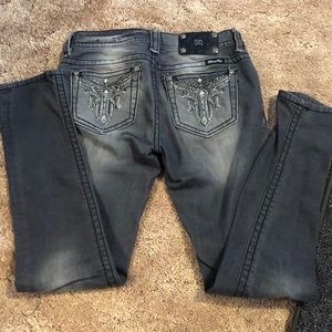 Miss Me Black Skinny Jeans